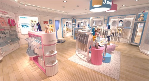 姐弟优品童装店铺展示