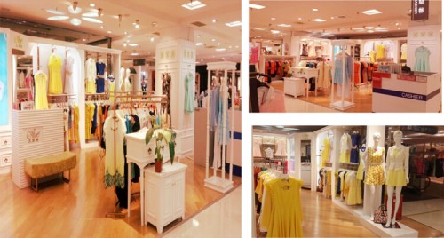 艾丽特女装店铺展示
