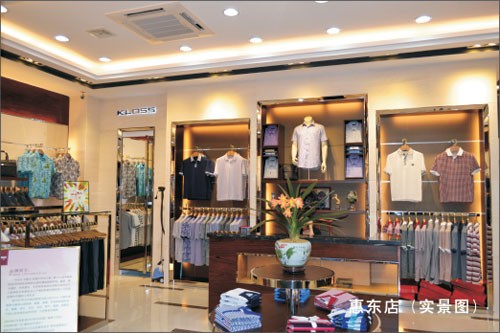 卡路仕男装店铺形象