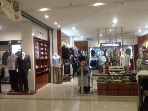 伯爵诗兰男装店铺形象