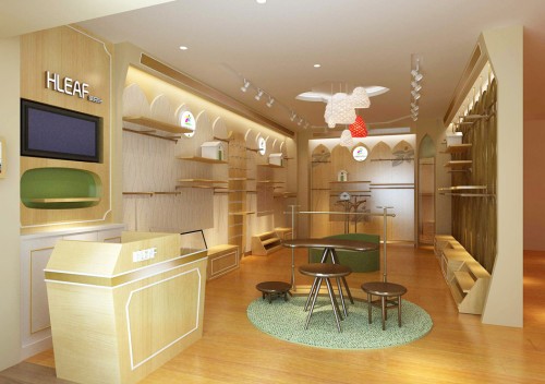 缤奇叶童装店铺展示