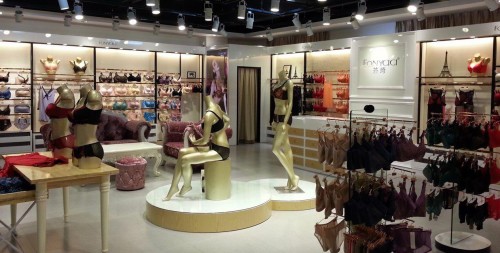芬琦内衣店铺展示