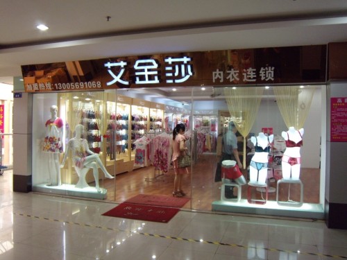 艾金莎内衣店铺形象