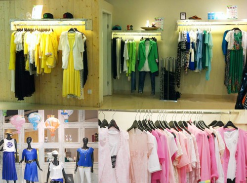 日日美女装店铺展示