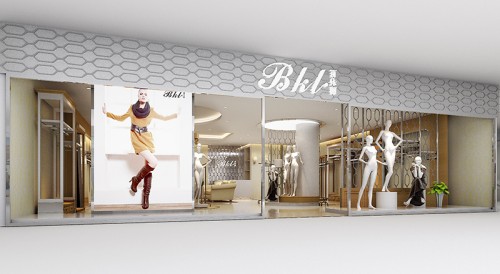 百佧丽女装店铺展示