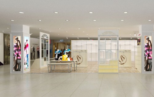 蓝天麦子休闲装店铺展示