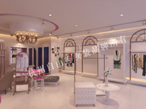 自由秀女装店铺形象