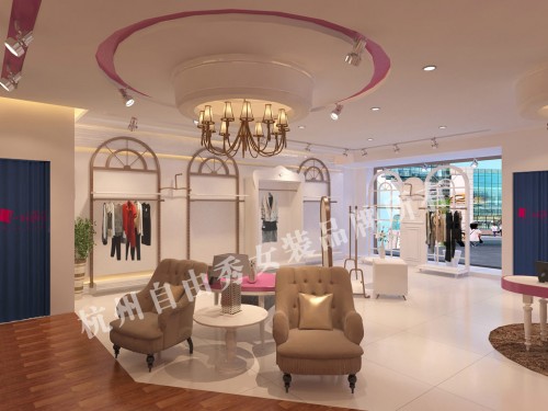 自由秀女装店铺形象