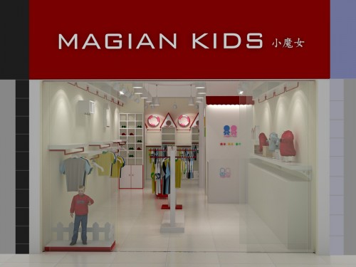 小魔女童装店铺展示