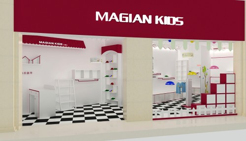 小魔女童装店铺展示