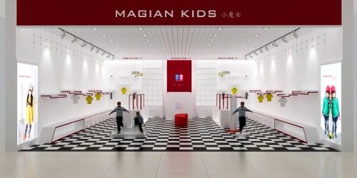 小魔女童装店铺展示