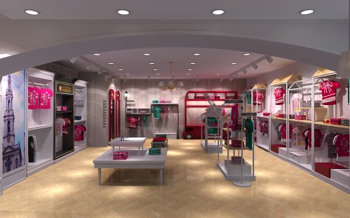 七匹狼童装店铺展示