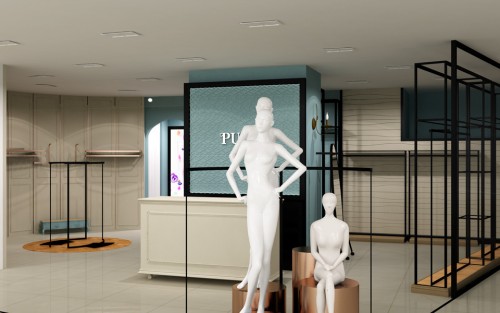 璞秀女装店铺形象