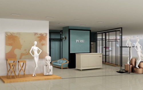 璞秀女装店铺形象