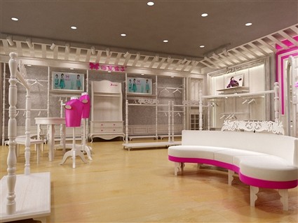 柏惠信子童装店铺展示