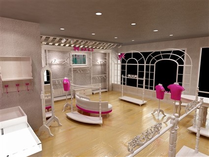 柏惠信子童装店铺展示