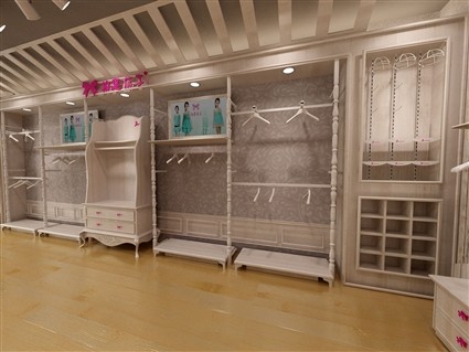 柏惠信子童装店铺展示