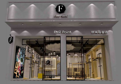 时尚自由点女装店铺展示