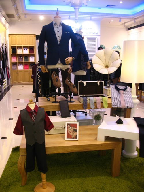 新升流派男装店铺形象