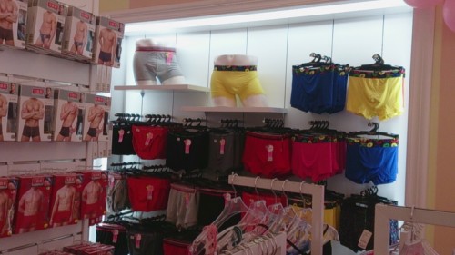 丽人花内衣店铺展示