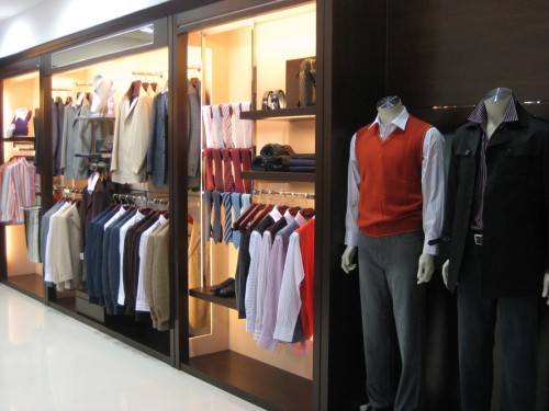 五木男装店铺形象