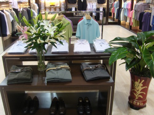 五木男装店铺形象