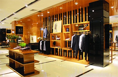 杉杉男装店铺展示