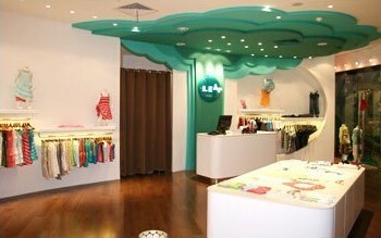 Leap童装店铺形象