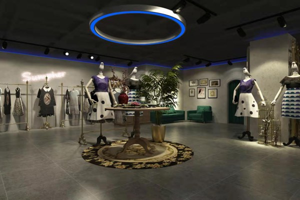 西玛菲迩女装店铺展示