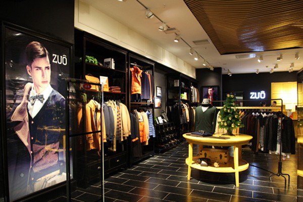 ZUO男装店铺展示