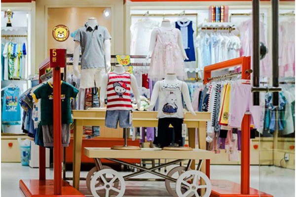 嘀咕熊童装店铺展示