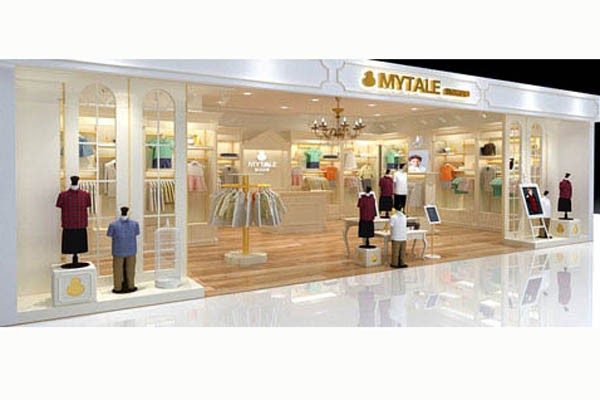 童话故事童装店铺展示