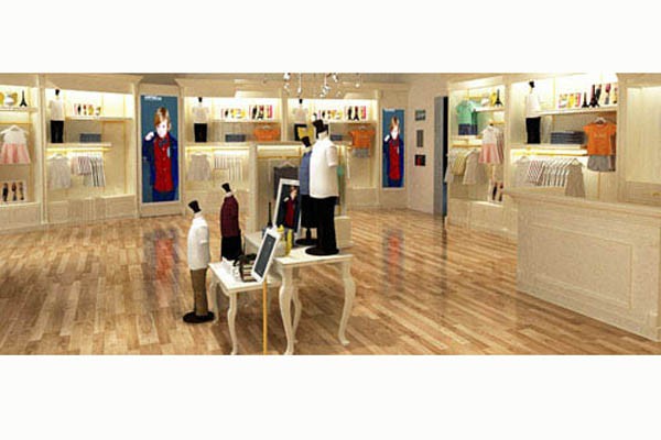 童话故事童装店铺形象