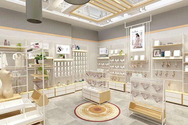 优美品内衣店铺展示