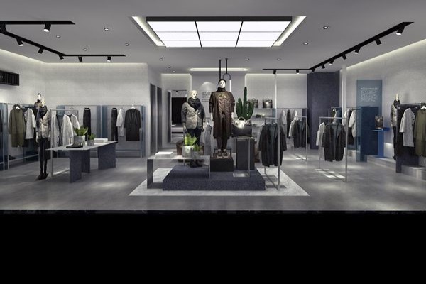 线锁男装店铺形象