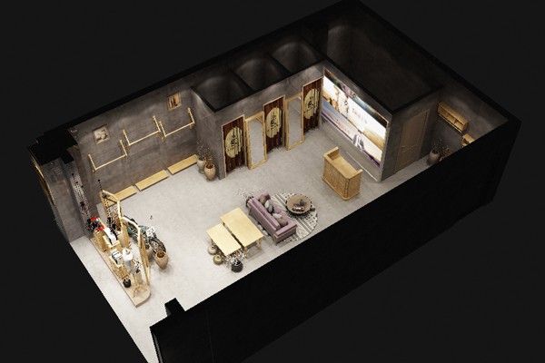 一个人的生活男装店铺形象