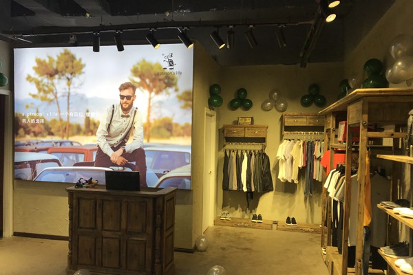 一个人的生活男装店铺展示