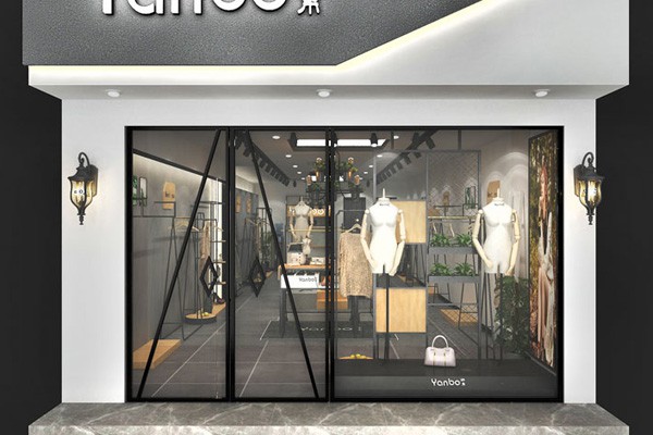 妍帛女装店铺展示