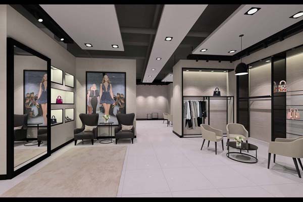 朗蔻女装店铺展示