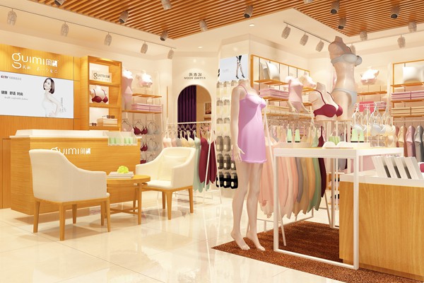 闺秘内衣店铺展示