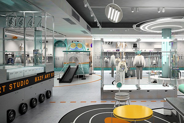 小资范童装店铺展示