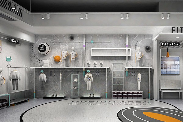 小资范童装店铺展示