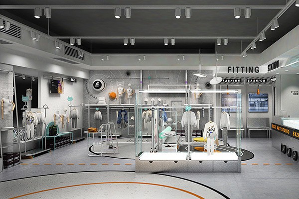 小资范童装店铺展示