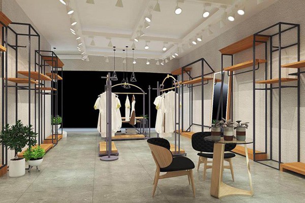 颜若蓝女装店铺展示