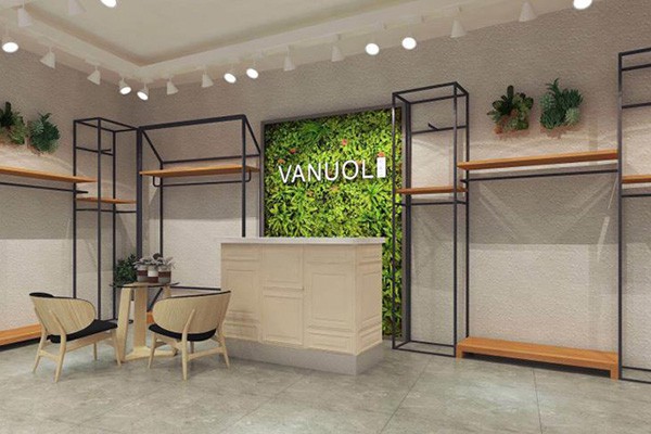 颜若蓝女装店铺展示