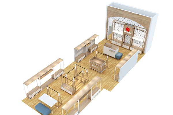 捷米梵童装店铺展示