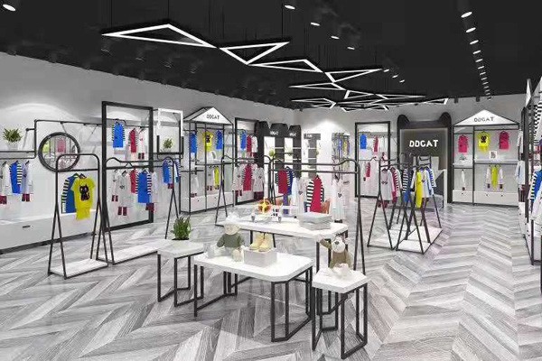 叮当猫童装店铺形象