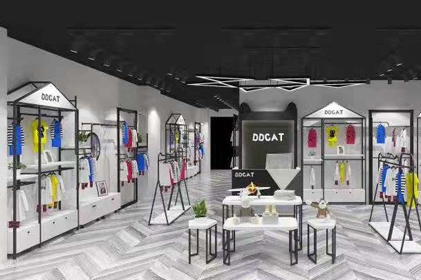 叮当猫童装店铺形象