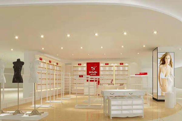 金包银内衣店铺展示