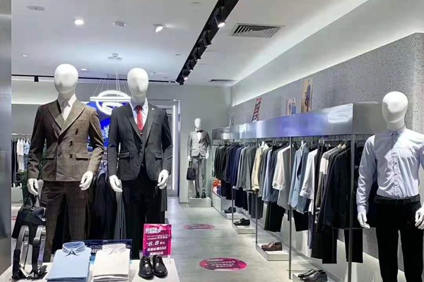 空间男装店铺形象
